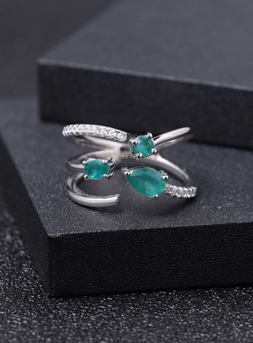 设计感奢华S925银精致欧美复古风vintage小众气质高级感纯银戒指