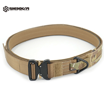 Shekkin Gears TYR Fire Shooter Tactical Belt Real Ice Love with Multicam Delta CAG