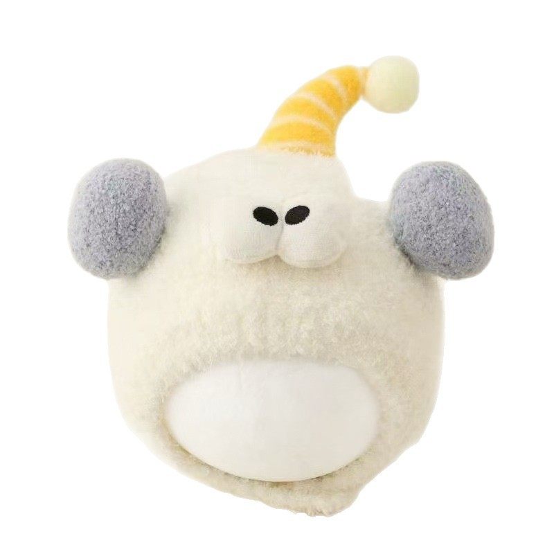 宝宝帽子秋冬季可爱超萌球球婴幼儿童护耳帽保暖毛绒帽男女童套头,淘宝优惠券,粉丝福利购,淘宝优惠卷