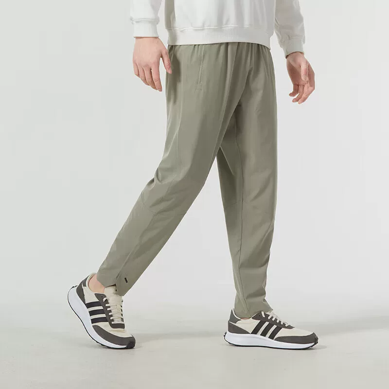 Adidas, весенние спортивные тонкие дышащие зелёные брюки для спортзала, для тренировки, для бега