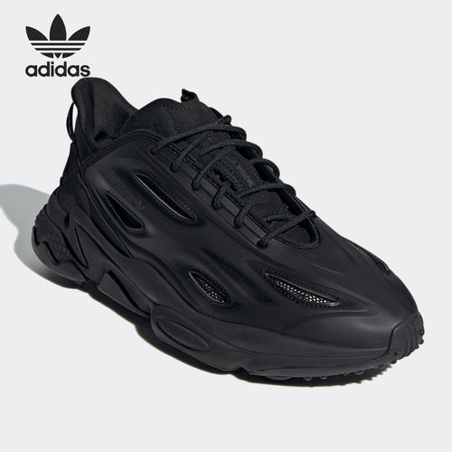 阿迪达斯三叶草男鞋秋季新款复古篮球缓震小椰子黑武士透气老爹鞋 - 图1