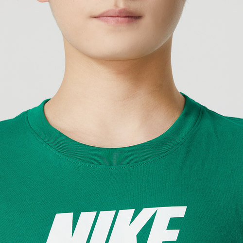 绿色短袖耐克正品男Nike运动体恤新款休闲半袖透气上衣T恤AR5005 - 图2