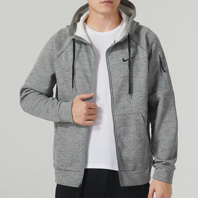 Nike耐克男装2025冬季新款运动服加绒保暖连帽外套潮休闲夹克上衣,淘宝优惠券,粉丝福利购,淘宝优惠卷