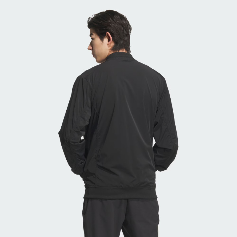 Adidas casual style men's V-neck jacket autumn new baseball uniform fashionable versatile woven sports jacket