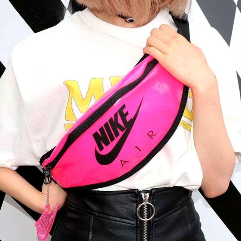 Nike腰包2024夏新款半透明果冻包轻便男女包休闲斜挎单肩包CW9259,淘宝优惠券,粉丝福利购,淘宝优惠卷