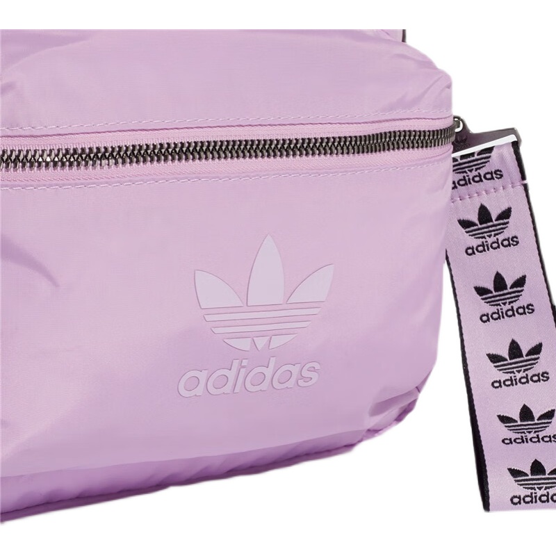 阿迪达斯双肩包女生粉色包运动包休闲包收纳包女士背包FL9621