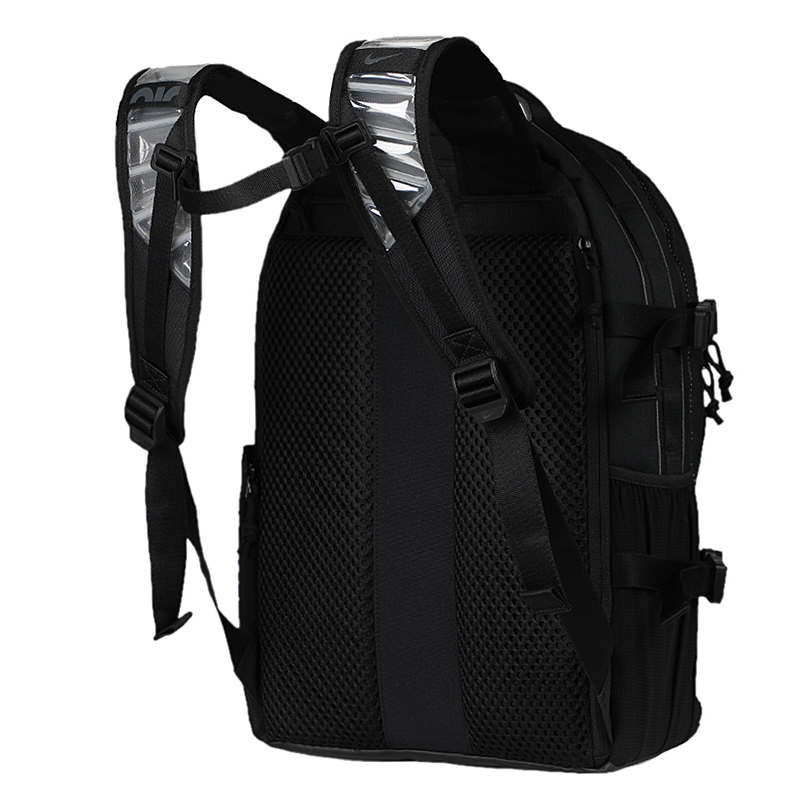 Nike耐克黑色双肩包2024新款大容量气垫背带户外旅行运动包CK2663