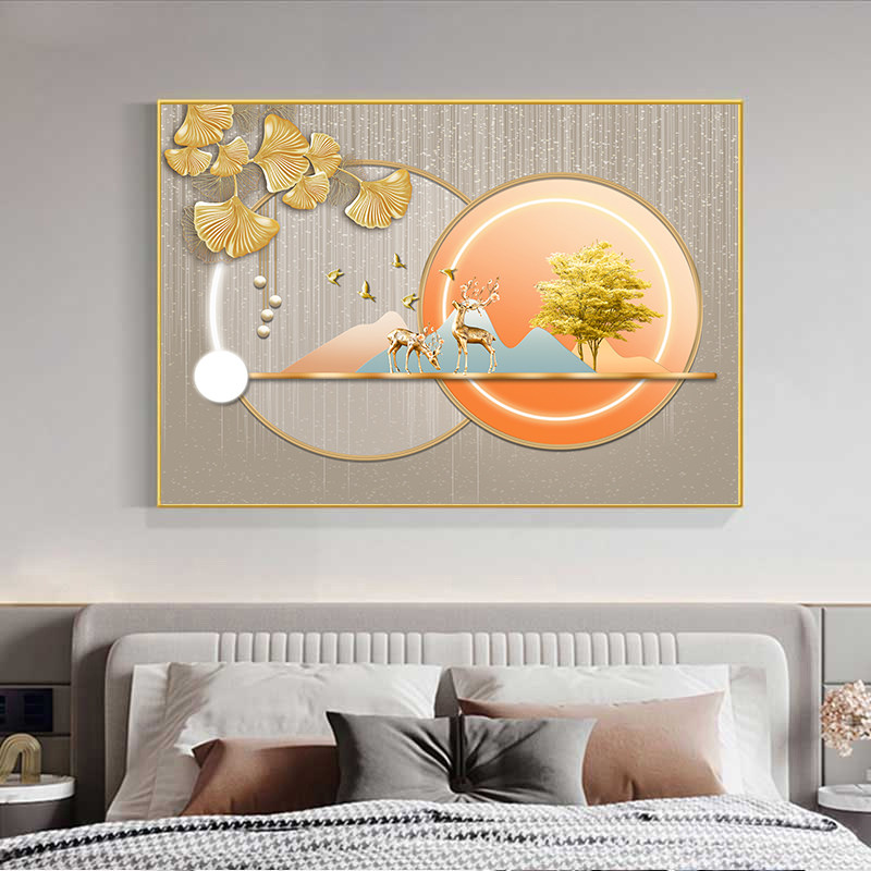 现代简约卧室装饰画床头挂画北欧主卧房间壁画酒店宾馆客房墙面画,淘宝优惠券,粉丝福利购,淘宝优惠卷