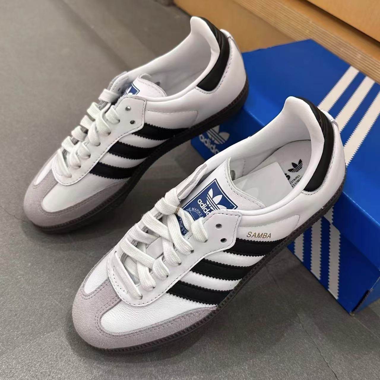 Adidas Originals Samba OG阿迪达斯经典复古 T头鞋舒适百搭板鞋,淘宝优惠券,粉丝福利购,淘宝优惠卷