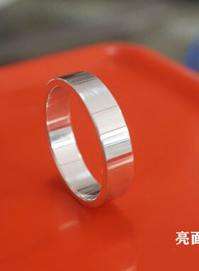 原创设计男女99纯银指环尺寸定做