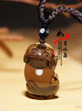 黑曜石吉猪献瑞福禄佑猪