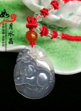 2025年属猪本命年聚财平安吉祥物紫珠承运属虎金猪呈祥吊坠463