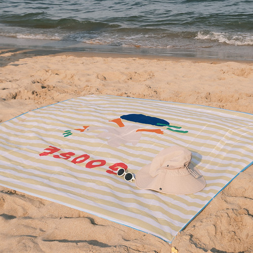 海边沙滩垫防水防沙迷你野餐布沙滩毯户外野餐垫沙滩布便携式野营 - 图1