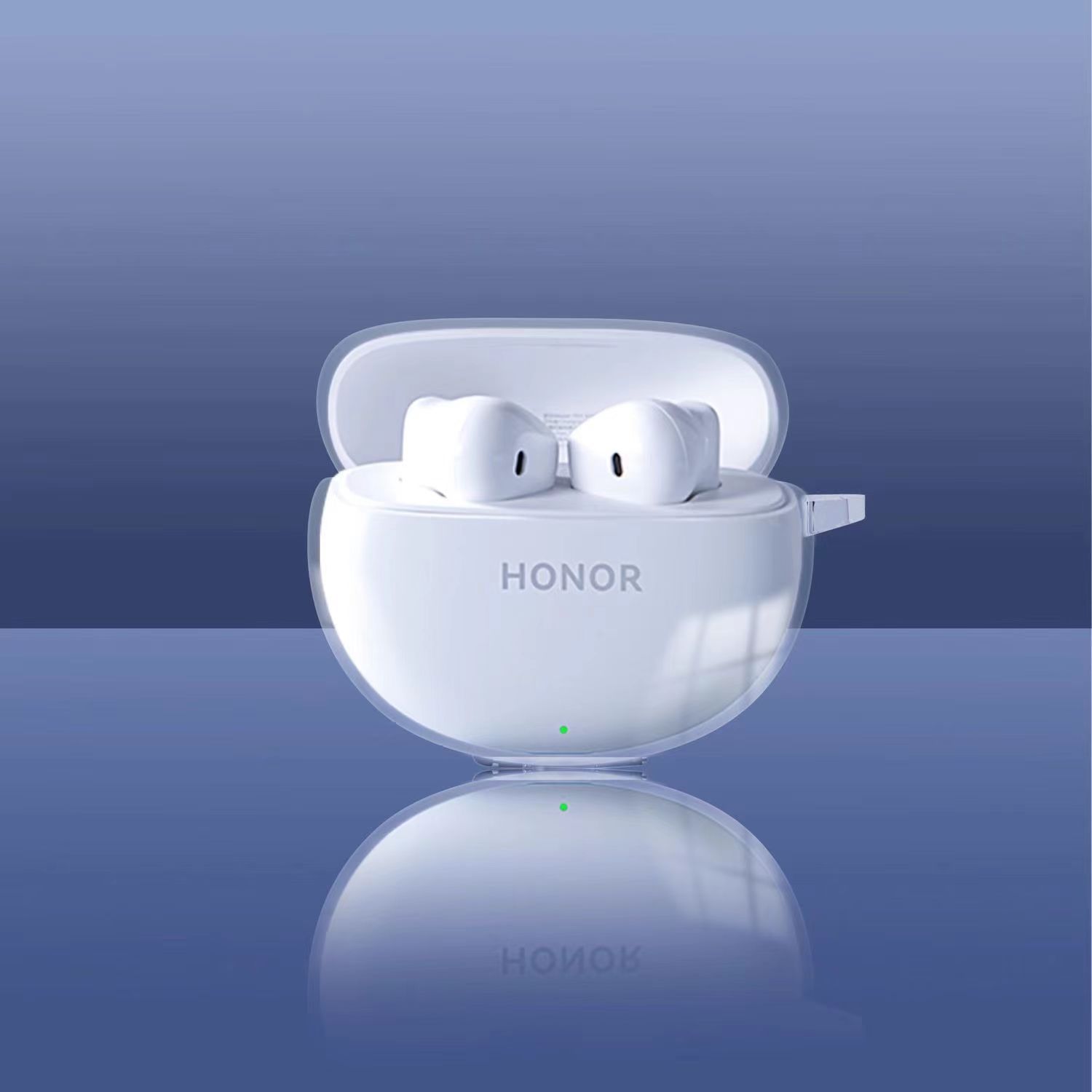 适用于荣耀EarbudsX7无线蓝牙耳机保护套透明TPU防摔保护壳荣耀EarbudsX8透明软壳保护套荣耀EarbudsX8软壳 - 图0