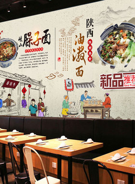海报餐厅墙面贴纸自粘装饰画定制