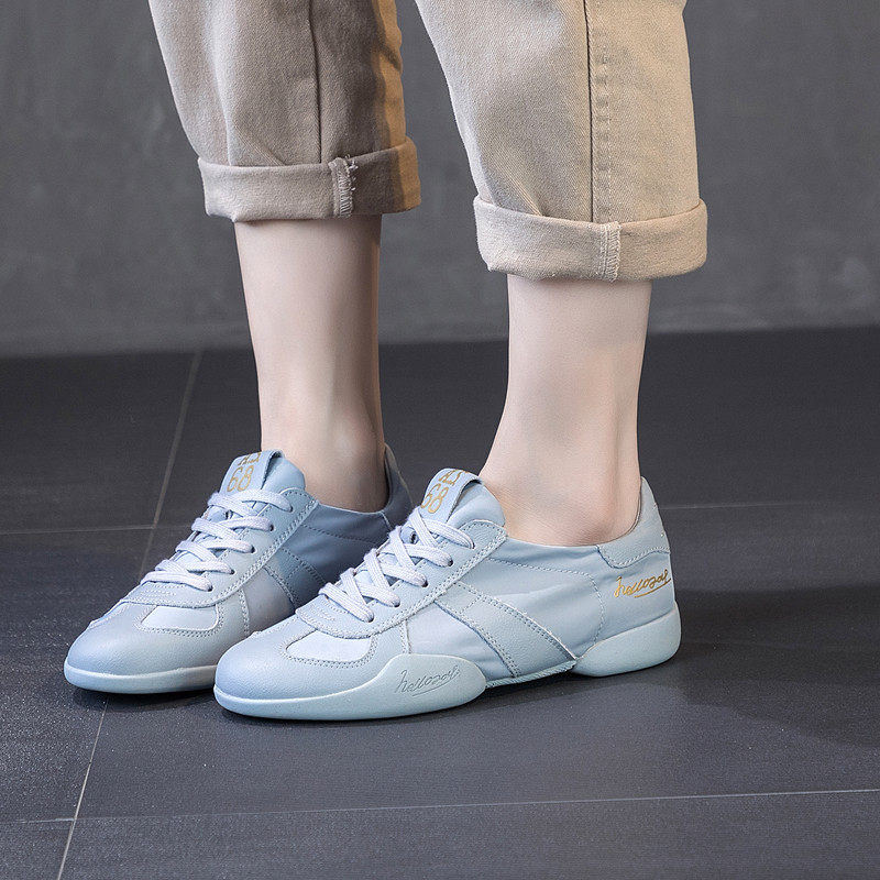软皮软底夏季小白鞋女透气低帮舒服百搭平底防滑牛皮网布休闲板鞋,淘宝优惠券,粉丝福利购,淘宝优惠卷