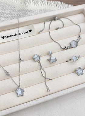 新品氛围感简约流苏珍珠项链