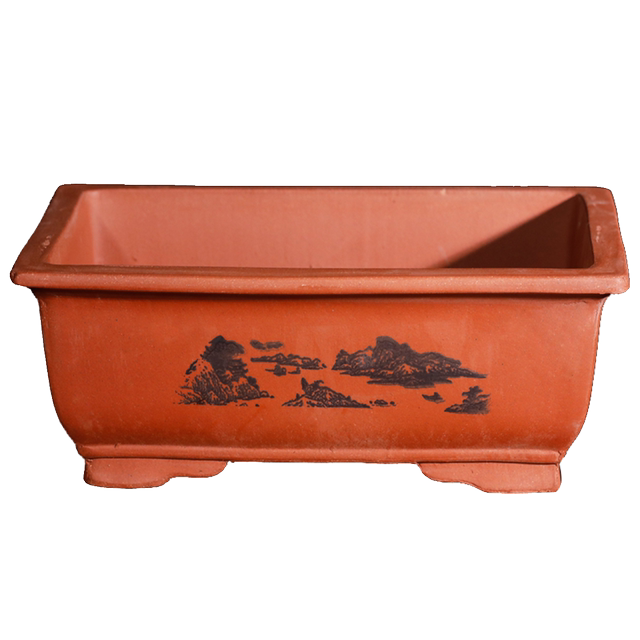 Purple sand simple rectangular flower pot manger for over 40