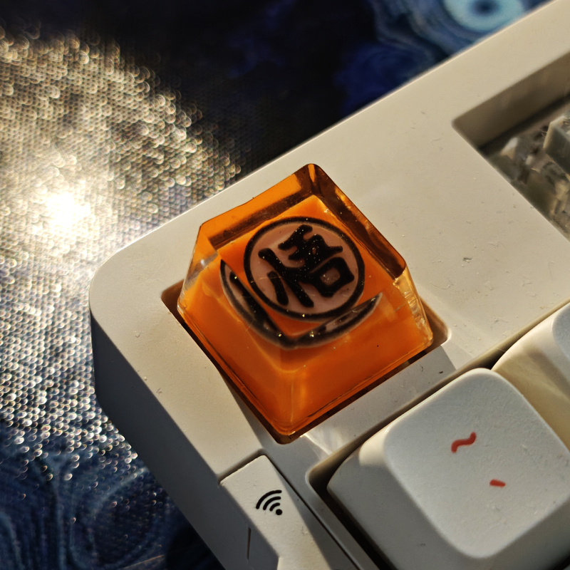 龙珠孙悟空立体透光个性动漫二次元客制化机械键盘树脂键帽周边 - 图1