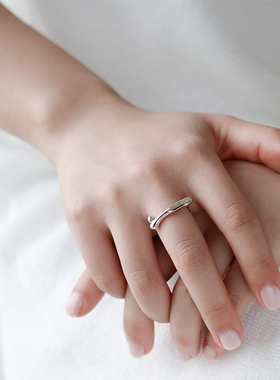 925银立体可调节原创设计师戒指