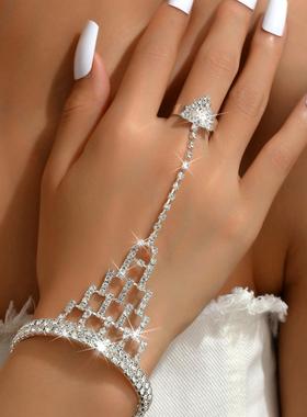 外贸火爆饰品 欧美跨境潮流夜店派对性感女手链手指环女戒指手环