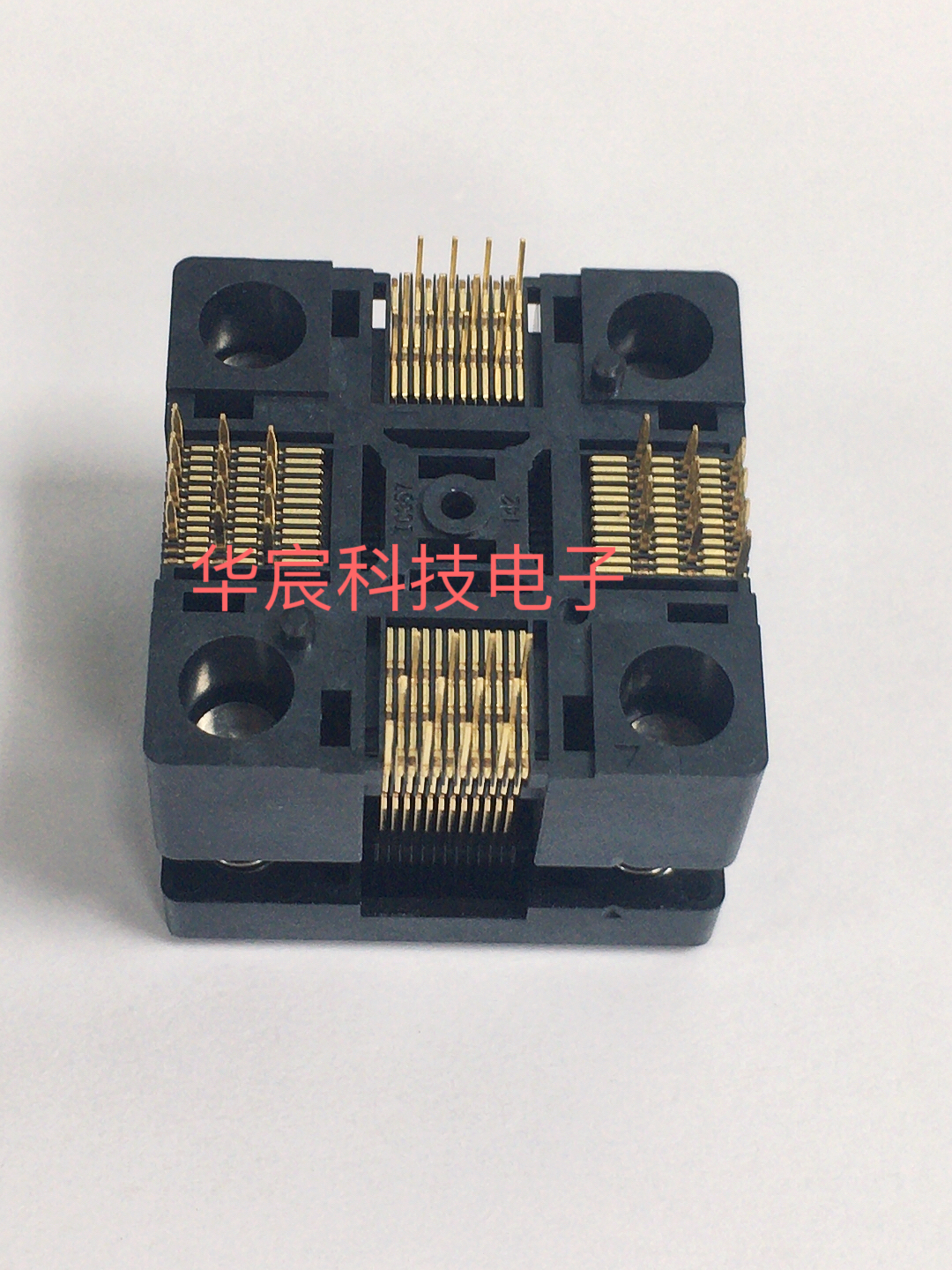 IC357-0484-142P-1 Yamaichi IC插座 QFP48 0.5mm间距 弹压式测试 - 图1