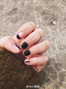 纯银欧美风单圈闭口尾戒