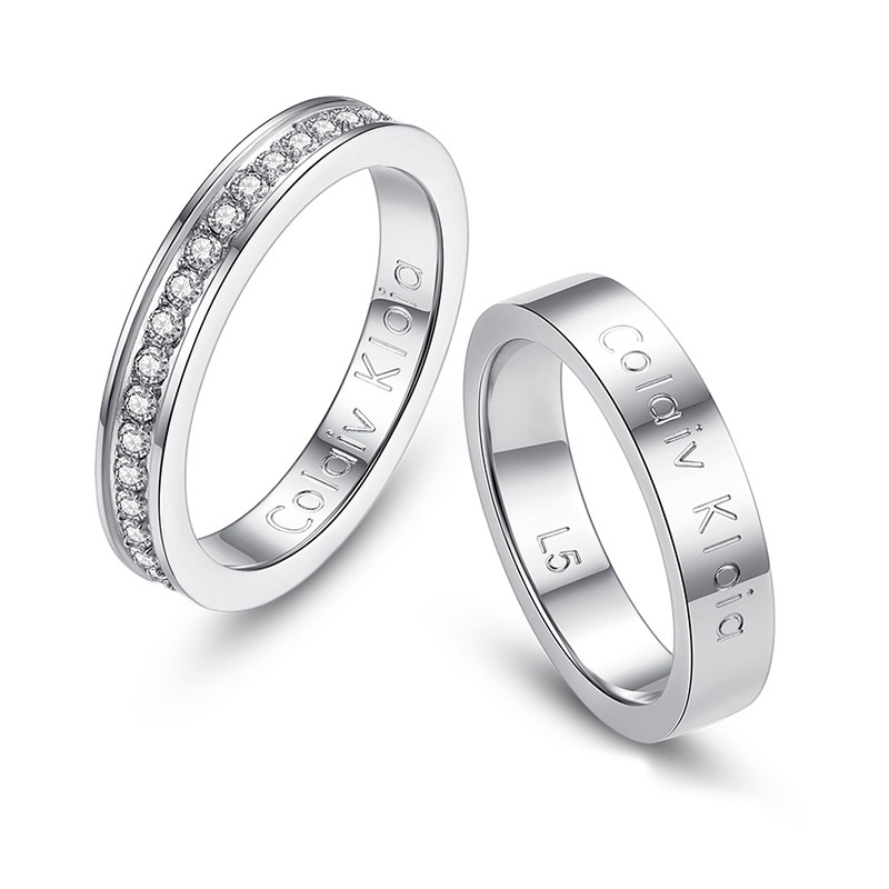 ck戒指男女情侣小 紫皇戒指/指环