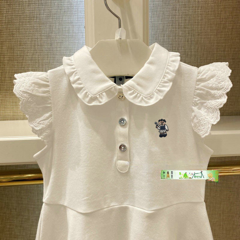 清仓价特惠夏款熊家女童 小飞袖花边连衣裙裙子验货品质,淘宝优惠券,粉丝福利购,淘宝优惠卷