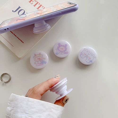 Знаки зодиака, телескопический держатель для телефона, подушка безопасности, брендовый чехол для телефона с аксессуарами, складное кольцо