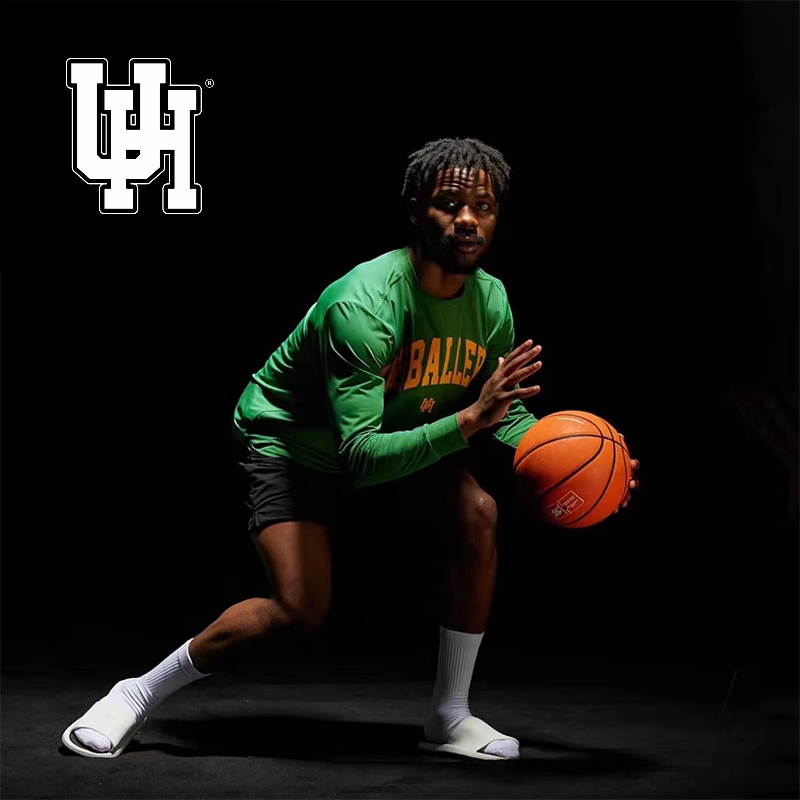 UH投篮服纯色运动速干t恤高弹排汗健身衣美式篮球训练服长袖超轻