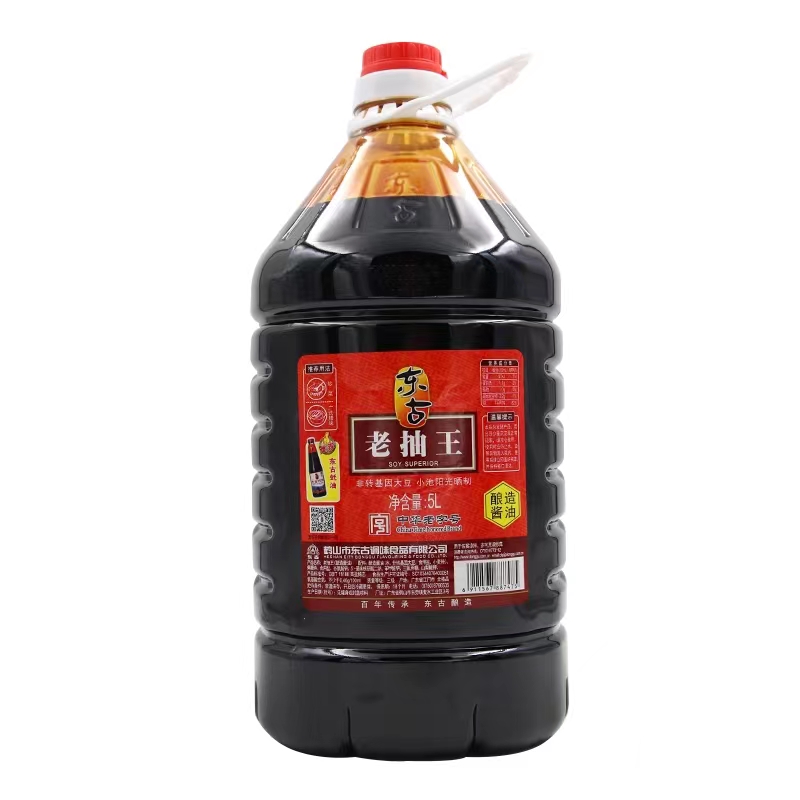 东古老抽王5L大桶装商用酒店餐饮红烧小炒上色调味酿造酱油包邮