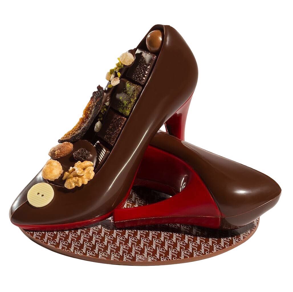 3D立体高跟鞋巧克力模具左右脚12cm/16.3cmDIY一对鞋子耐摔PC材料 - 图3