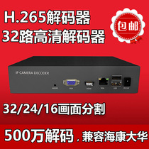 ND7032 Road HD monitoring 5 million video split screen decoder compatible with Haikang Dahua Xiongmai