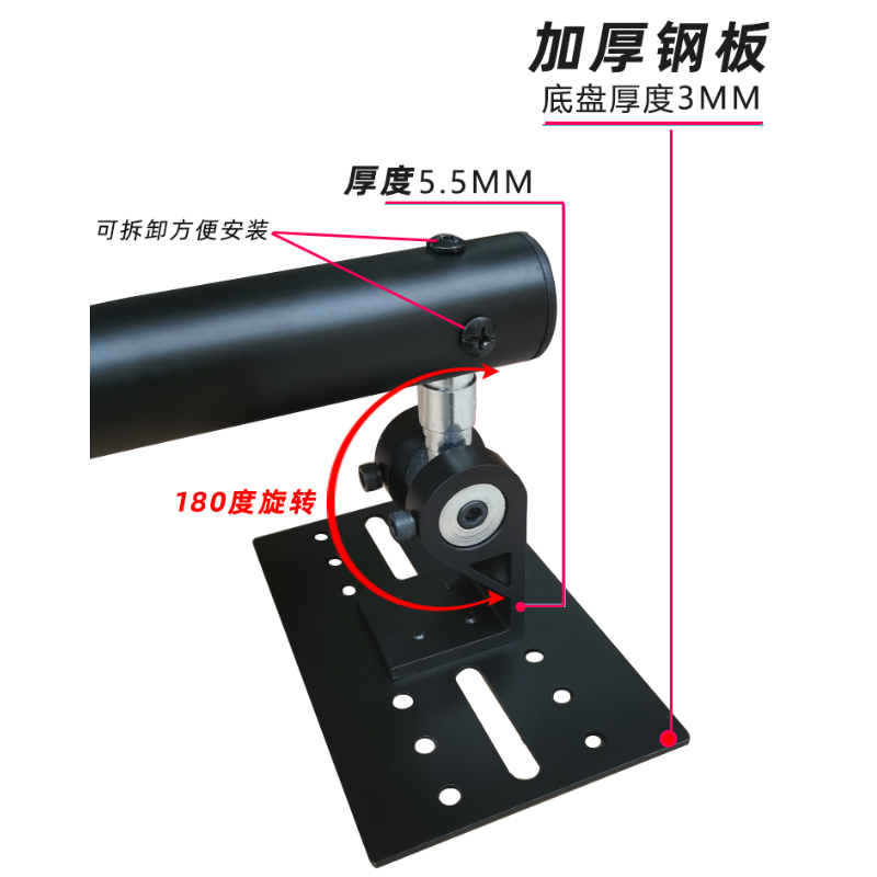 音响吊架舞台专业音箱吊顶工程伸缩加长卡包通用支架音箱壁架子 - 图2