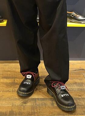 【36-45】限量联名！1461 wb鳄鱼纹硬皮马丁鞋 低帮男女皮鞋 越南