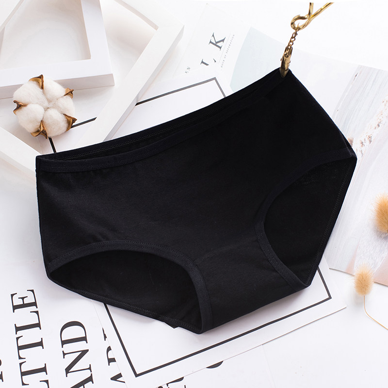 内裤女士纯棉抗菌少女高中生100%学生日系三角底裤纯色低腰全棉质,淘宝优惠券,粉丝福利购,淘宝优惠卷