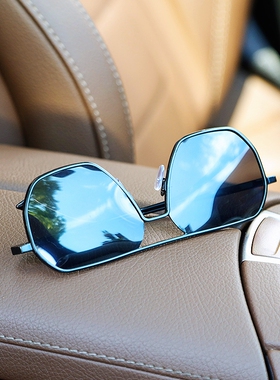 复古黄色偏光大框显脸小太阳镜