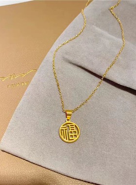 其他女沙金项沙金项链仿黄