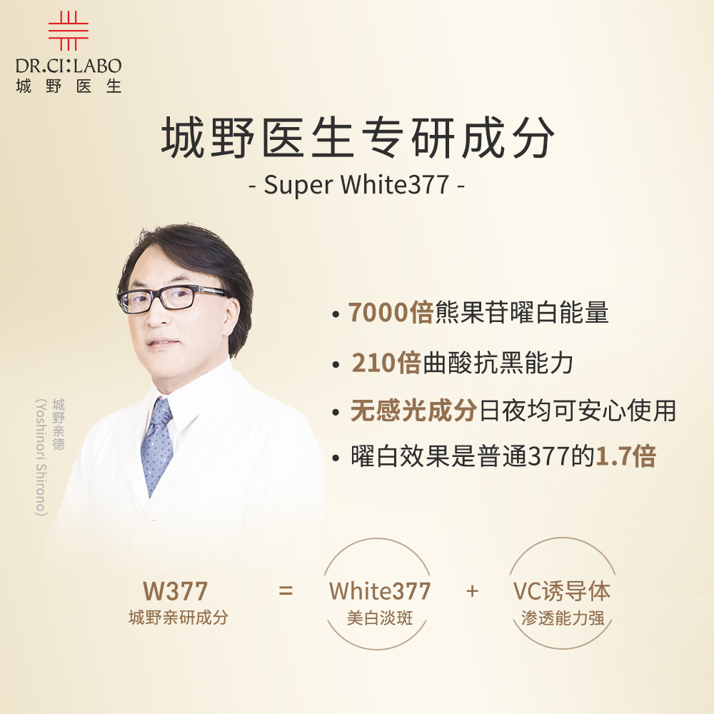【双11预售】城野医生377提亮女眼霜 DrCiLabo海外眼部精华