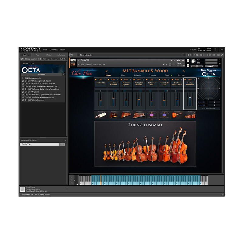 如歌八声部大型综合音色库Chris Hein OCTA克里斯海因预设音色多 - 图0