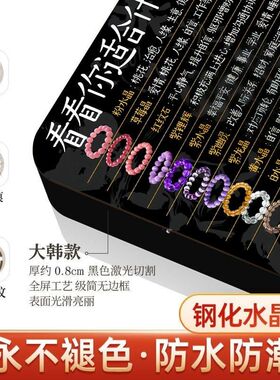适合水晶介绍店广告海报展
