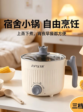宿舍小型电煮锅多功能一体锅家用