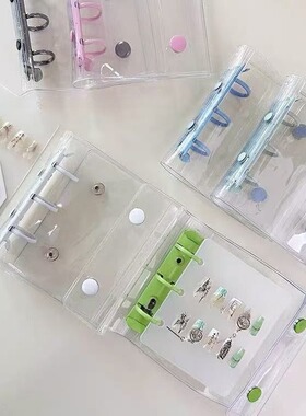 甲片收纳册+穿戴甲展示架透明A8