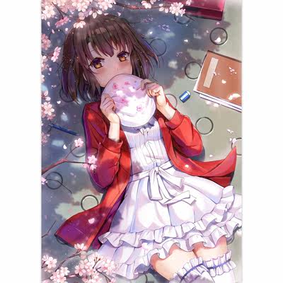 路人女主的养成方法动漫海报周边墙贴壁纸画宿舍加藤惠霞之丘诗羽 虎窝淘