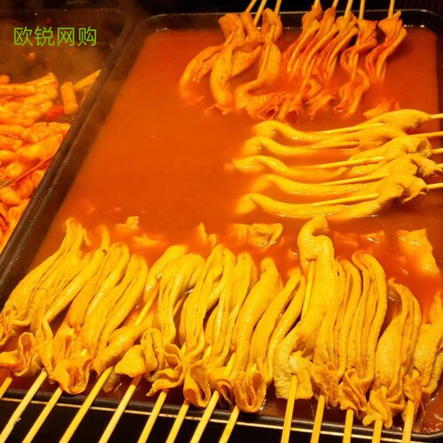 安心麻花串安心海鲜大串海鲜火锅麻辣烫韩式鱼饼串炒年糕关东食材 - 图0