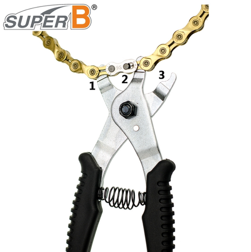 台湾保忠 super-b tb-3323 链条魔术扣安装 拆卸 二合一 两用扳手 - 图2