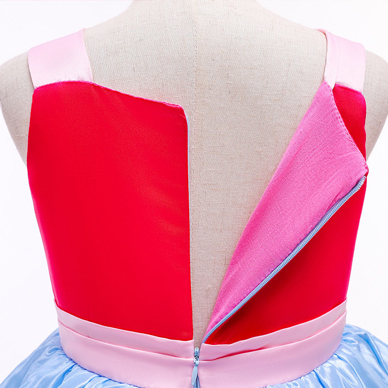 儿童女童舞蹈服蓬蓬裙七彩公主裙 佐曼琳连衣裙