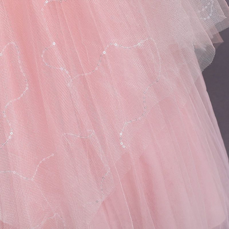 女童生日公主裙洋气蓬蓬纱演出服 佐曼琳连衣裙