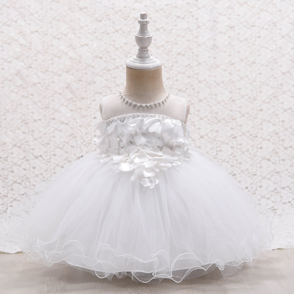 婴幼儿女宝宝拖尾1百天周岁公主裙 佐曼琳连衣裙